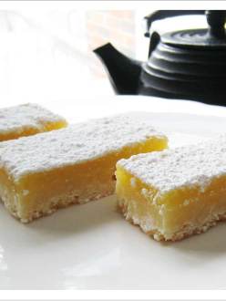 Delicious zippy lemon squares