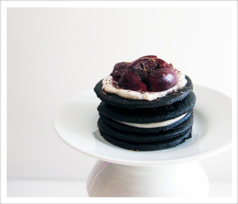Individual Black Forest Icebox Cakes