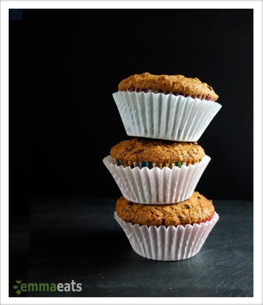 Dairy-free Dark Chocolate, Apricot and Granola Muffins | EmmaEats