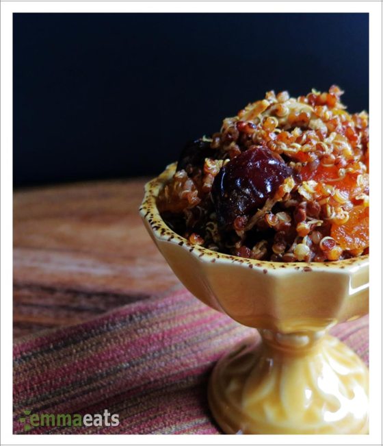 Warm Moroccan Quinoa Salad