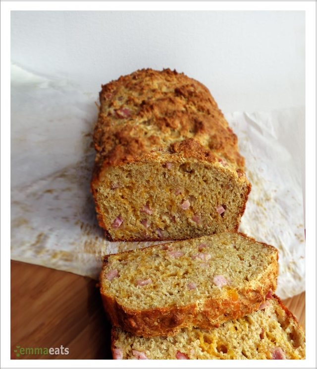 Ham and Cheddar Quickbread | EmmaEats