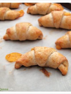 Easy Spelt Crescents with Cheese | EmmaEats