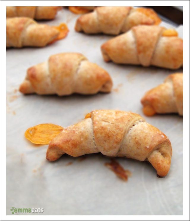 Easy Spelt Crescents with Cheese | EmmaEats