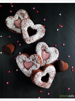Chocolate Cinnamon Hearts [Vegan] | EmmaEats