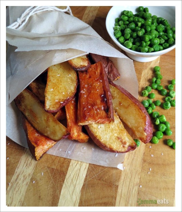 Crispy Baked Potato Wedges | EmmaEats