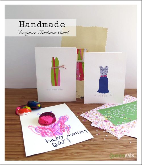 Handmade Designer Fashion Card | EmmaEats